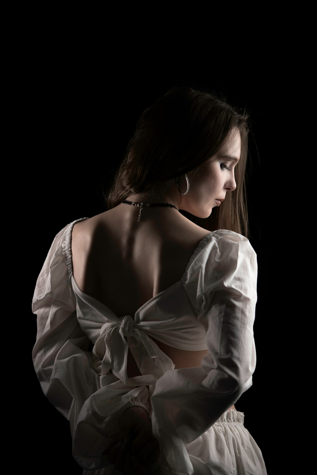 Editorial portrait highlighting healthy styled hair